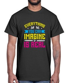 everything you can imagine is real 130#- unicorn- Cotton Tee