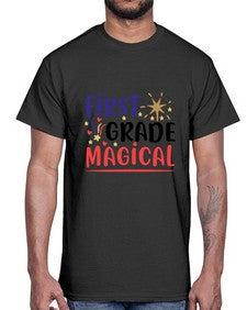 first grade magical 149#- first grade- Cotton Tee