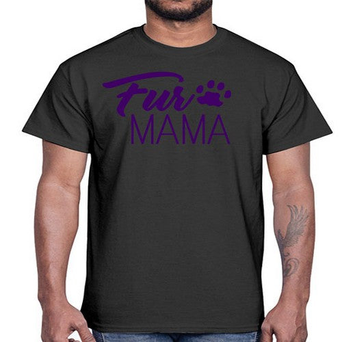 fur mama- dogs- Cotton Tee