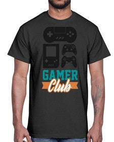 gamer club 85#- video games- Cotton Tee