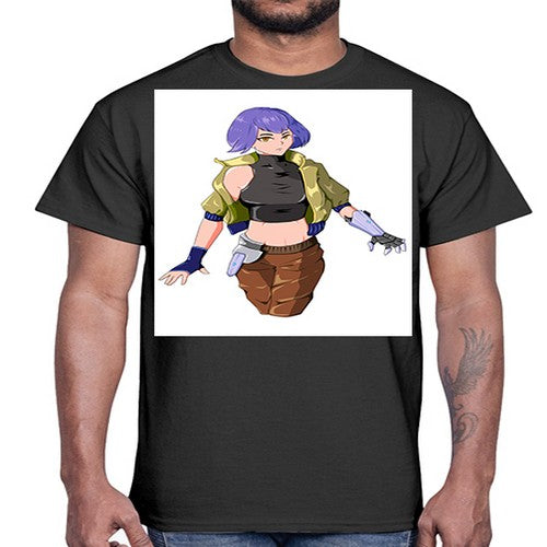 girl with gauntlet169#- anime- Cotton Tee