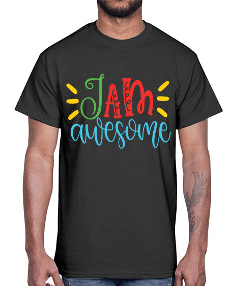 i am awesome Style 18#- autism- Cotton Tee