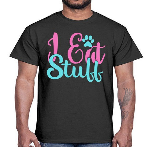 i eat stuff Style 82#- dogs- Cotton Tee