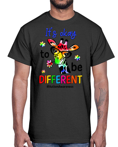 its ok to be diffent 2#- autism- Cotton Tee