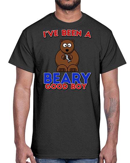 ive been a beary good boy 153#- bears - animals- Cotton Tee