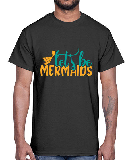 lets be mermaids Style 94#- summer- Cotton Tee