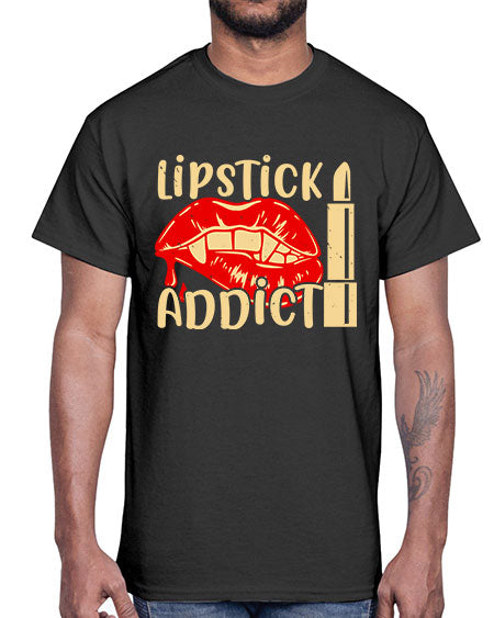 lipstick addict Style 197#-makeup Cotton Tee