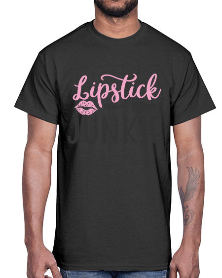 lipstick junkie Style 154#-makeup Cotton Tee