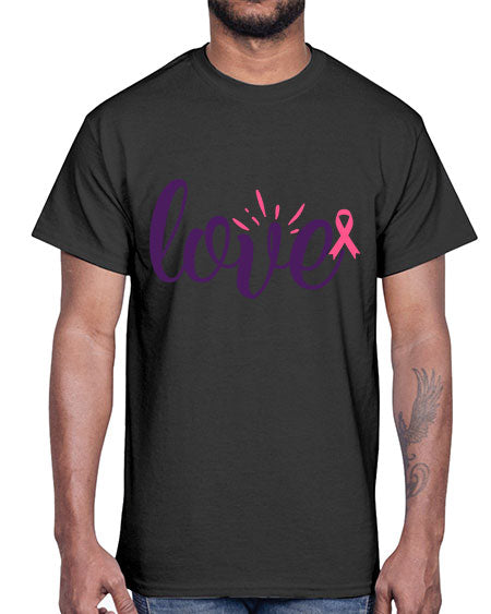 love Style 7#- breast cancer- Cotton Tee