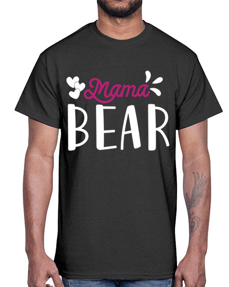 mama bear 173#- bears - animals- Cotton Tee