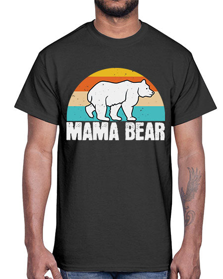 mama bear 177#- bears - animals- Cotton Tee