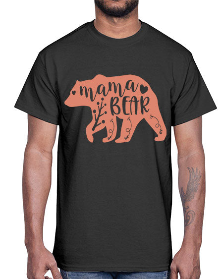 mama bear 179#- bears - animals- Cotton Tee