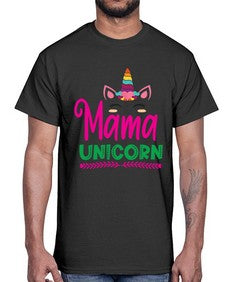 mama unicorn 291#- unicorn- Cotton Tee