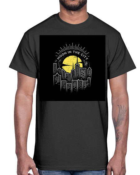 mooninthecity 2#- moon- Cotton Tee