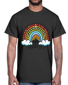 one hundred Days Brighter 565#- one hundred days- Cotton Tee
