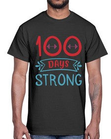 one hundred days strong 584#- one hundred days- Cotton Tee