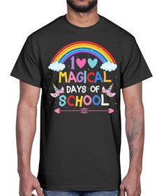 one hundred magical days of school 594#- one hundred days- Cotton Tee