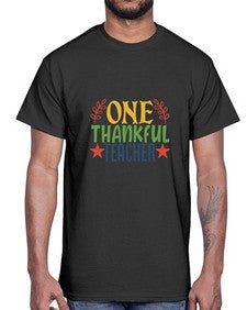 one thankful teacher Style 335#- teacher- Cotton Tee
