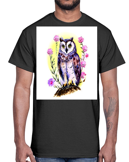 owl 18#- owl- Cotton Tee
