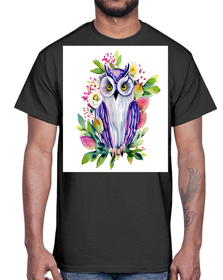 owl 1#- owl- Cotton Tee