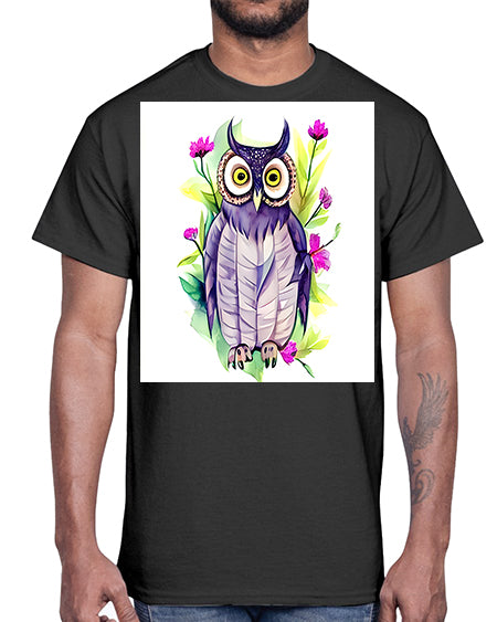 owl 23#- owl- Cotton Tee