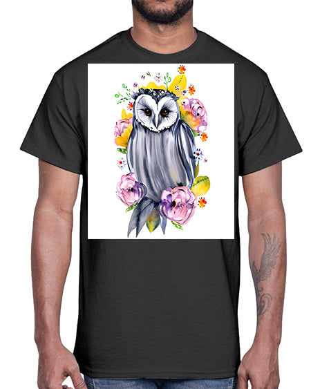 owl 27#- owl- Cotton Tee