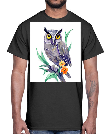 owl 28#- owl- Cotton Tee