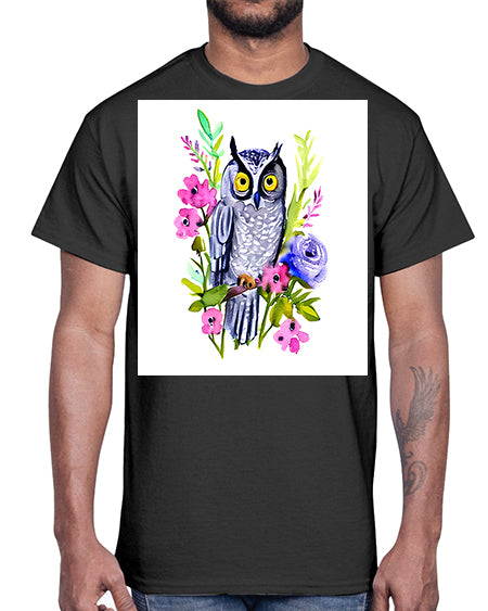 owl 29#- owl- Cotton Tee