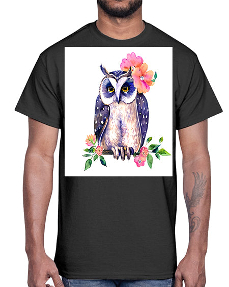 owl 2#- owl- Cotton Tee