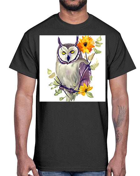 owl 4#- owl- Cotton Tee