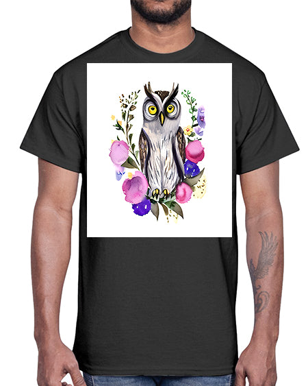 owl 5#- owl- Cotton Tee