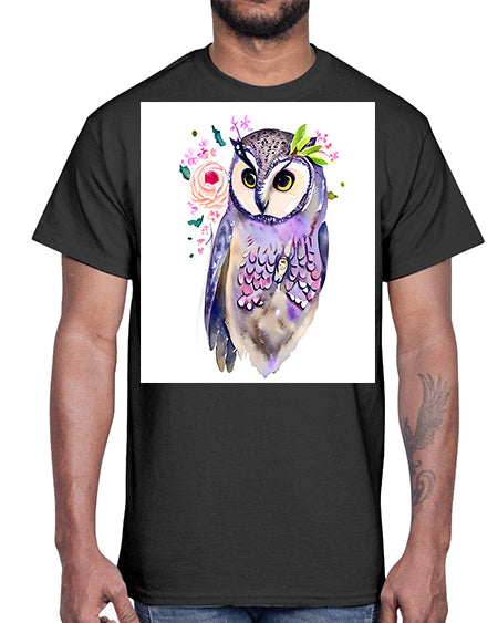 owl 9#- owl- Cotton Tee