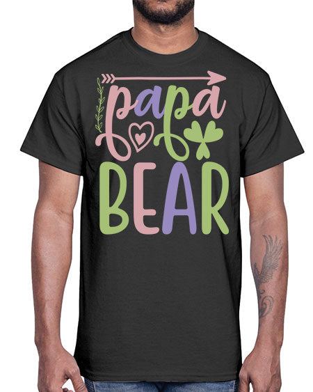 papa bear 207#- bears - animals- Cotton Tee