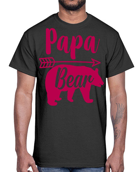 papa bear 217#- bears - animals- Cotton Tee