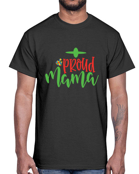 proud mama Style 38#- autism- Cotton Tee