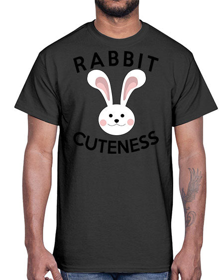 rabbit cuteness- rabbit- Cotton Tee