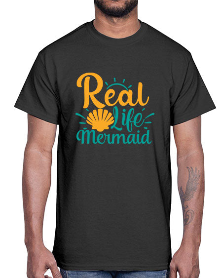 real life mermaid Style 79#- summer- Cotton Tee