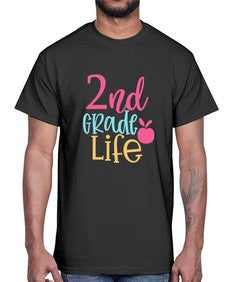 second grade design 811#- second grade- Cotton Tee