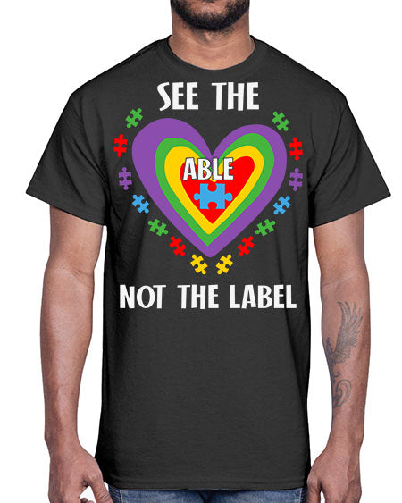 see the able not the 115#- autism- Cotton Tee
