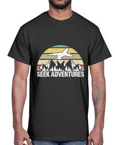 seek adventures  35#- airplane- Cotton Tee