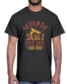 seventh grade doo doo 868#- seventh grade- Cotton Tee