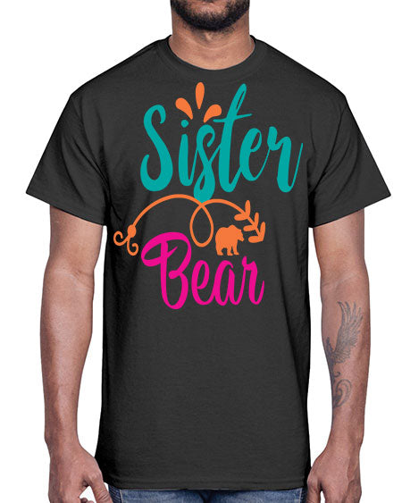 sister bear 255#- bears - animals- Cotton Tee