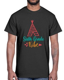 sixth grade tribe 884#- sixth grade- Cotton Tee
