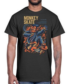 skate monkey ytbpr 1045#- art pop art- Cotton Tee