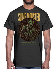 slime monster 1075#- art pop art- Cotton Tee