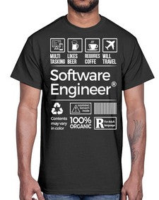 software engineer 1409#- engineer- Cotton Tee