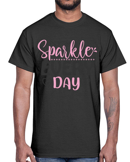 sparkle every day Style 1#-makeup Cotton Tee