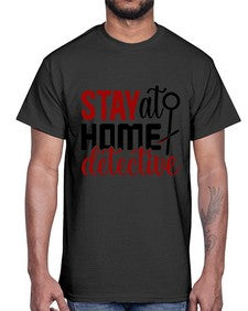 stay at home detective 1112#- true crime- Cotton Tee