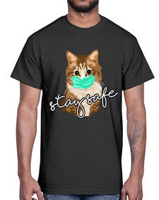stay safe 1114#- art pop art- Cotton Tee
