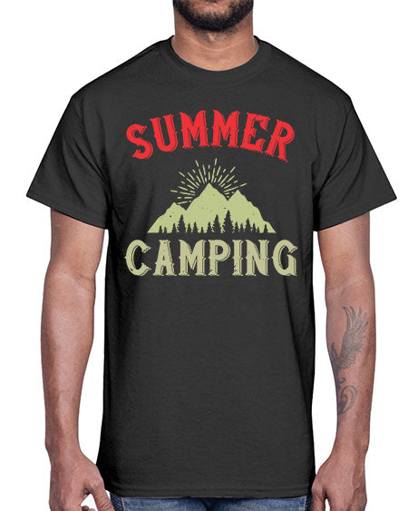 summer camping  82#- summer- Cotton Tee
